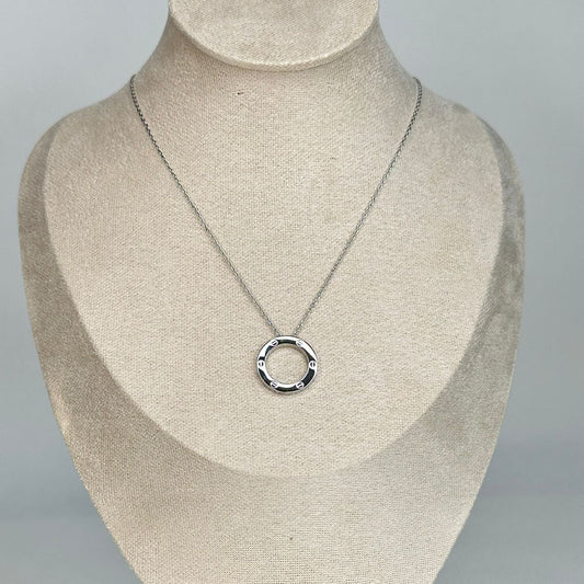 Silver Circle Necklace