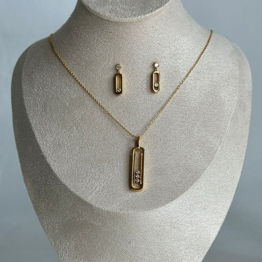 Gold Bracie Jewelry Set