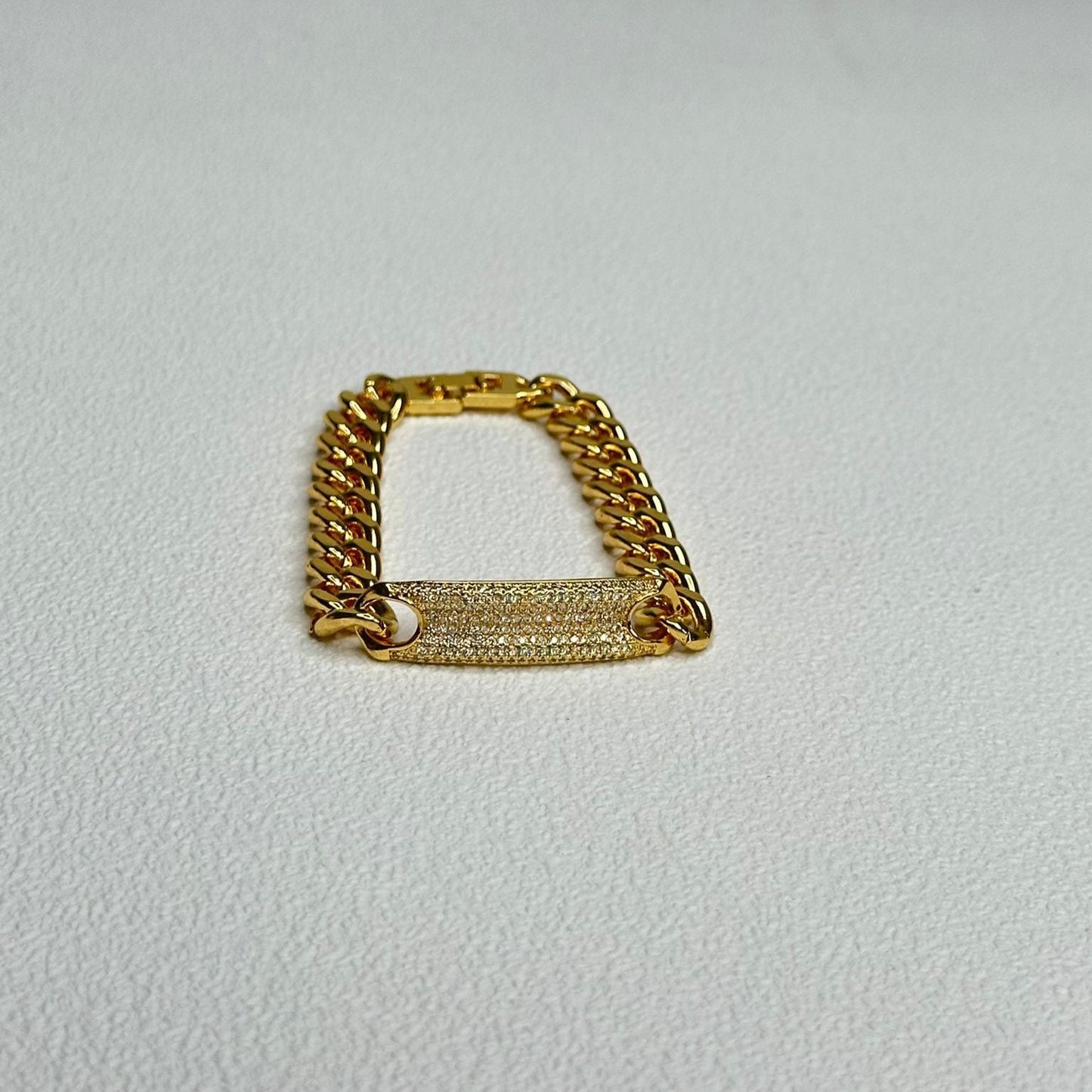 Gold Bric Bracelet