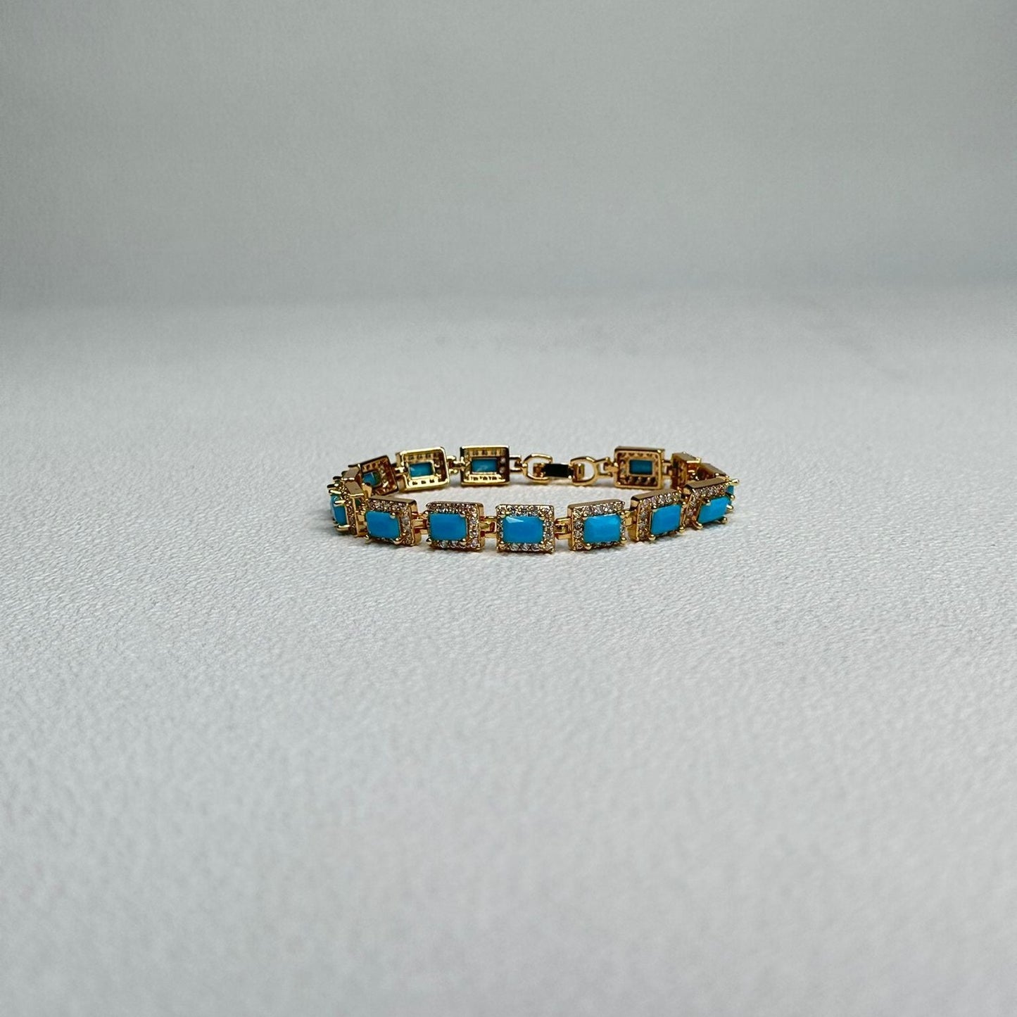 Gold Blue Bracelet