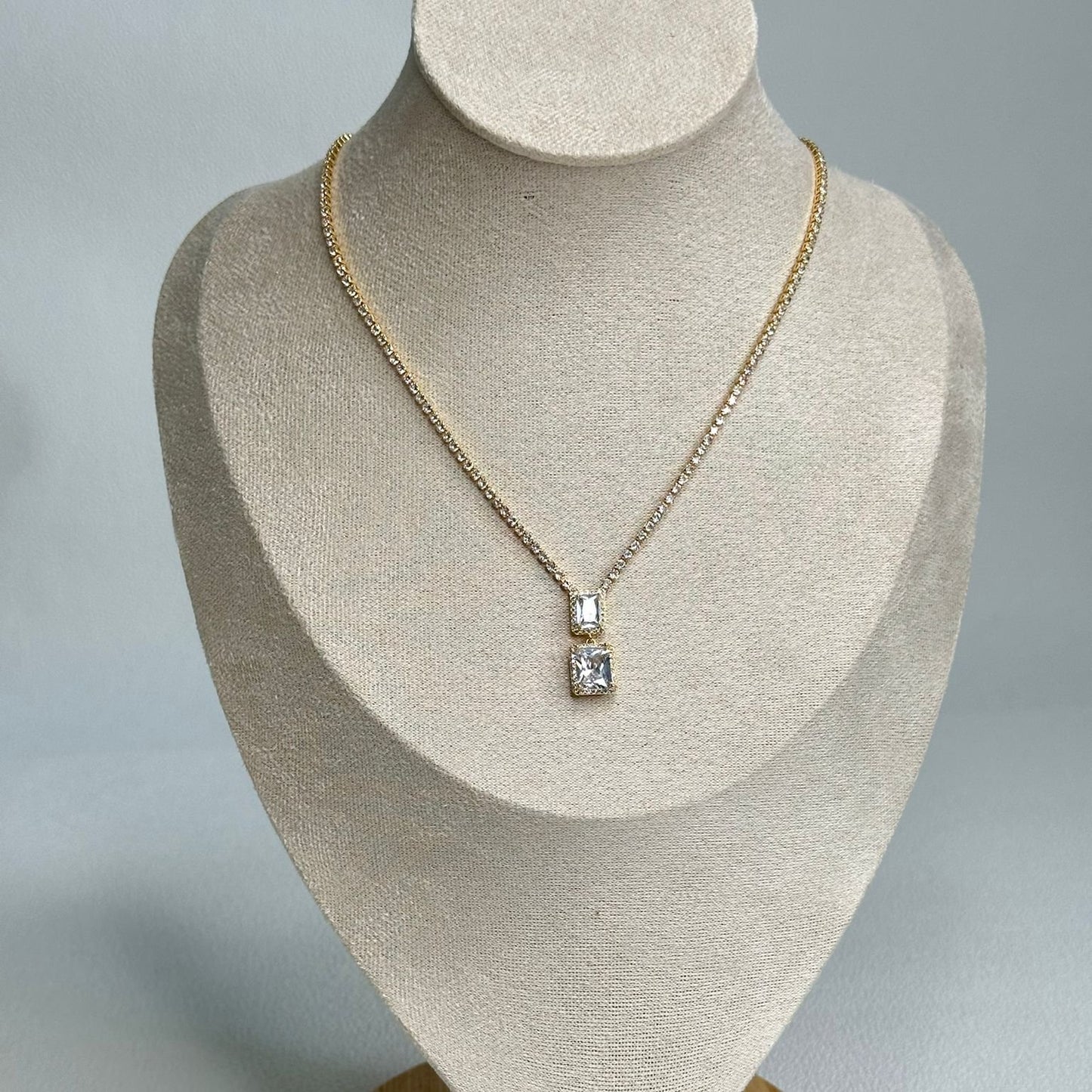 Twoe Diamond Necklace