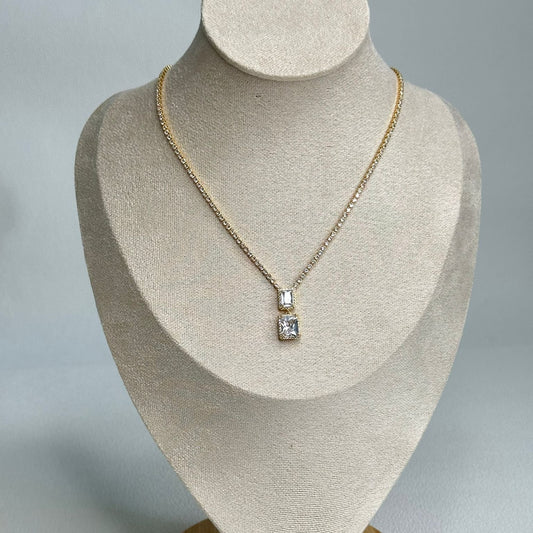Twoe Diamond Necklace