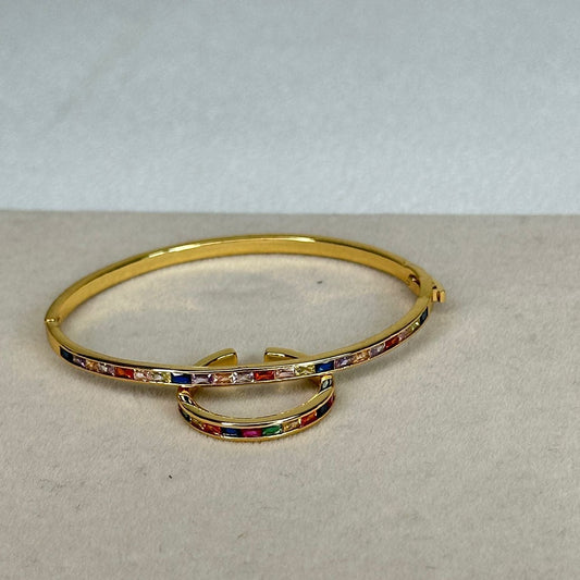 Gold Muco Jewelry Set