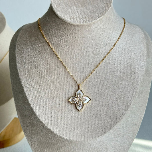 Gold Flower Necklace