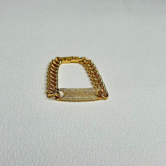 Gold Bric Bracelet
