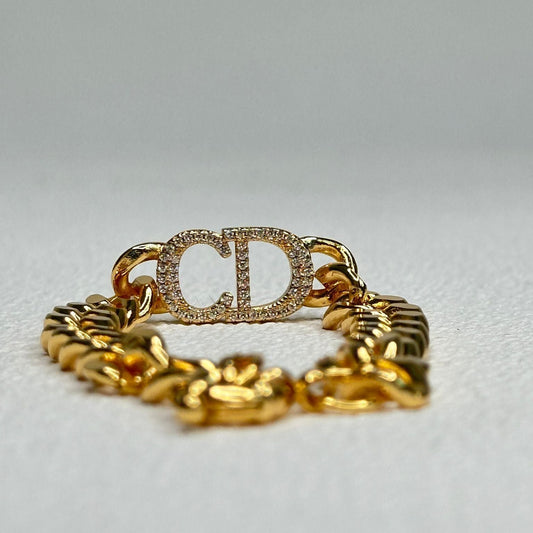 Gold CD Bracelet