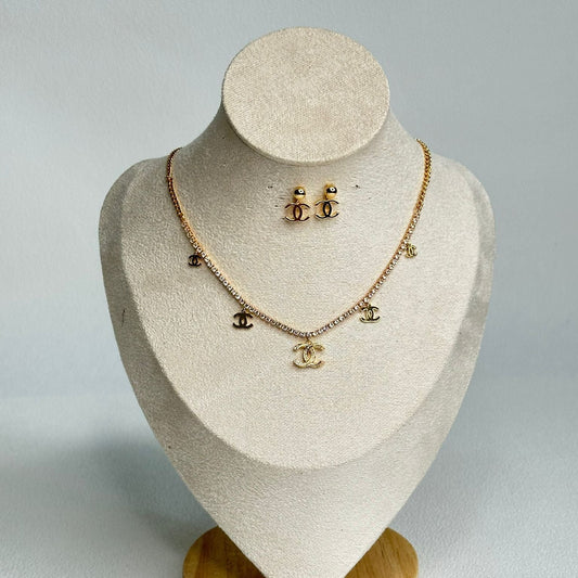 Gold Crno Jewelry Set