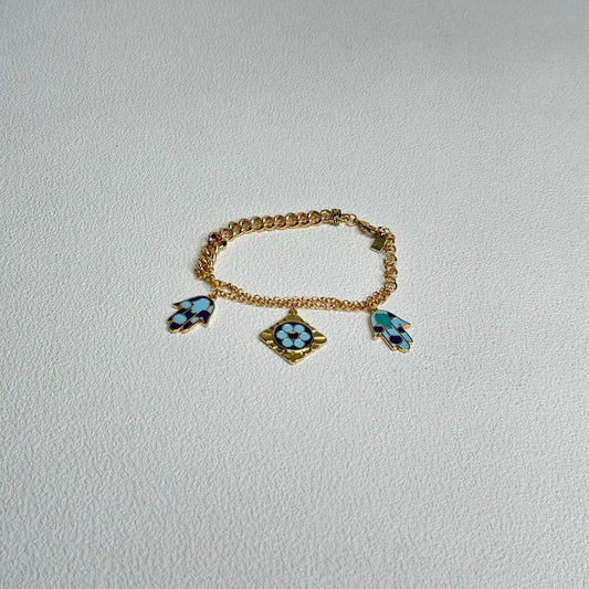 Gold Trey Bracelet