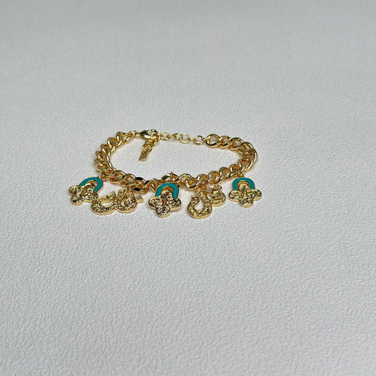 Gold BQAl Bracelet